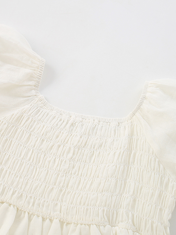 En stock malwee niños princesa vestido de verano nuevo europeo y americano estilo occidental niña manga corta la falda