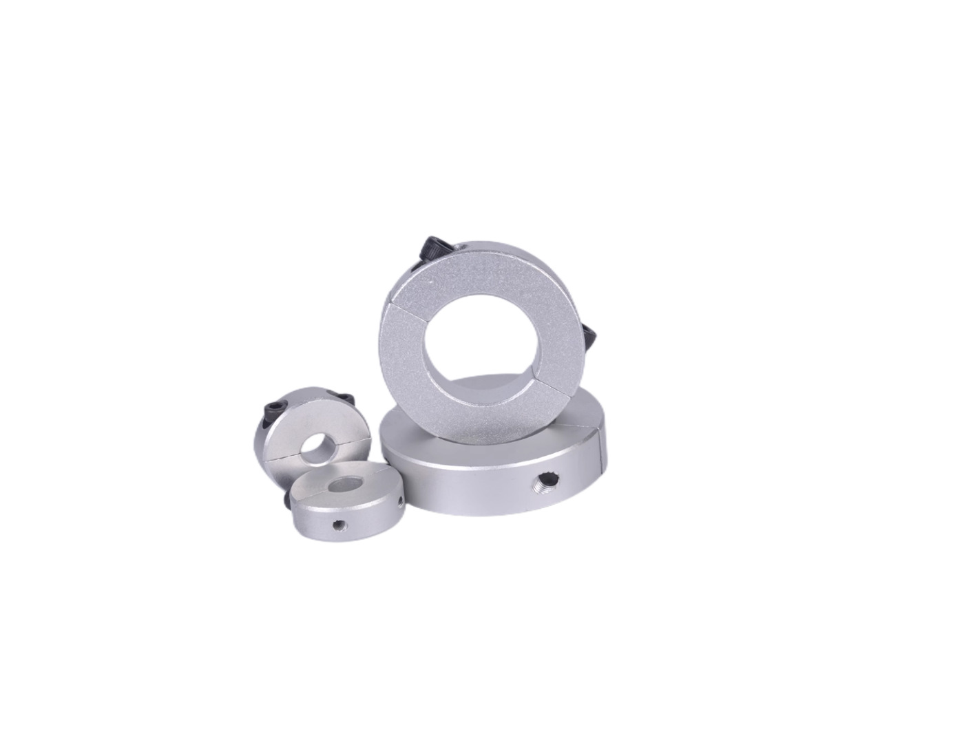 铝分离型固定环圆形固定环限位环定位轴环止推环光轴固定锁环紧套