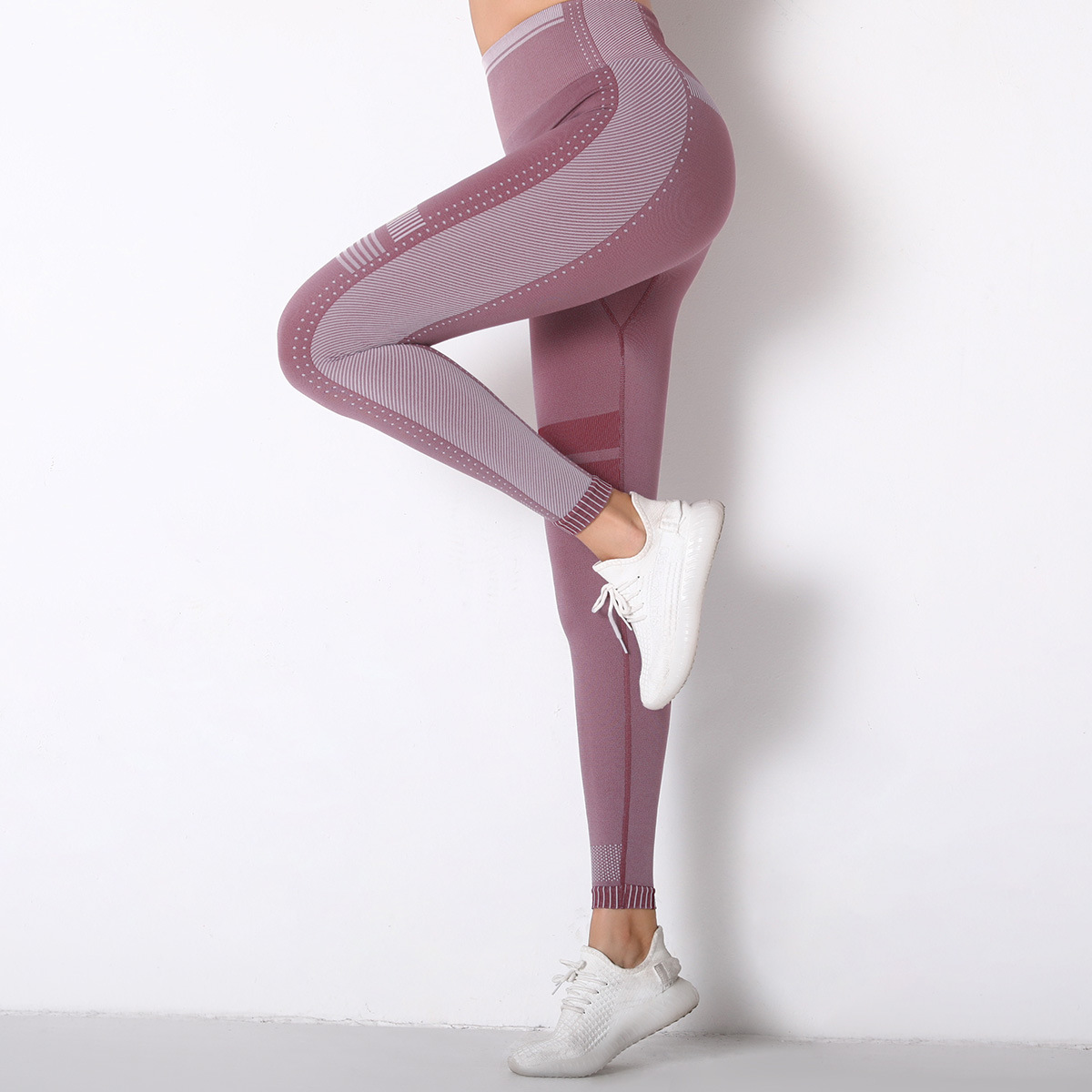 nihaostyle clothing wholesale seamless knitted hip women s leggings NSNS66944