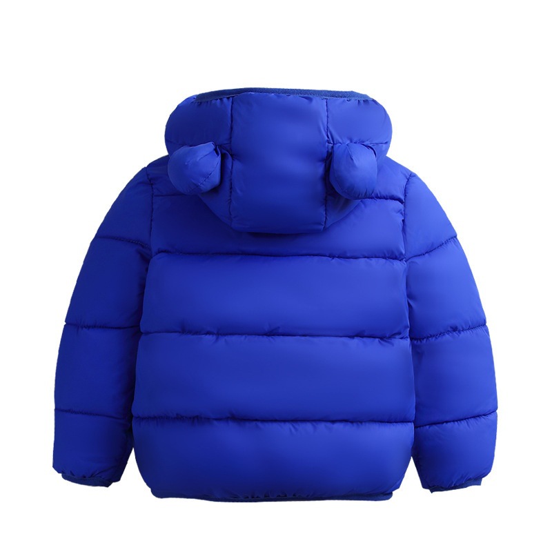 2024 de invierno Abrigo acolchado de algodón para niños engrosado lana de cordero estilo coreano abrigo forrado de lana de moda
