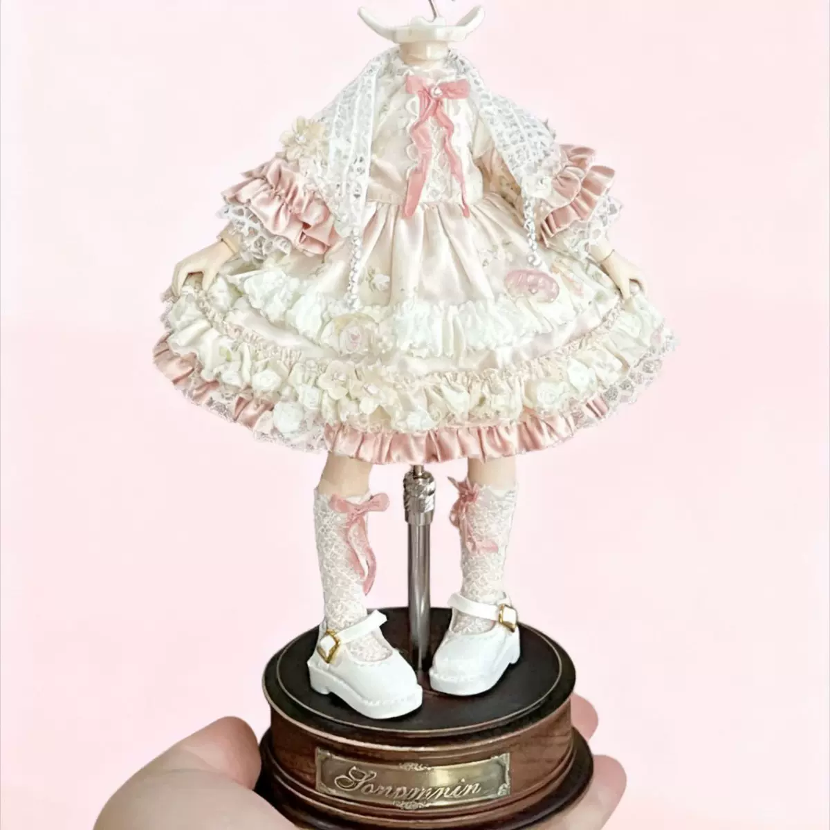 6分bjd娃衣30厘米洋娃娃换装Lolita洋装芭蕾风jsk吊带连衣裙定制