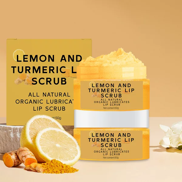 Cross-Border Export Lip Scrub Lip Care Cream Hydrating and Moisturizing Turmeric Lip Scrub