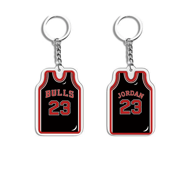 П pendant из акрилового джерси, мини униформа подвеска, 4.6×3.2 см, акрил + металл
