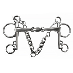Stainless steel horse mouth does not rust and does not take off the belt hook chain horse mouth with oval link BT0706