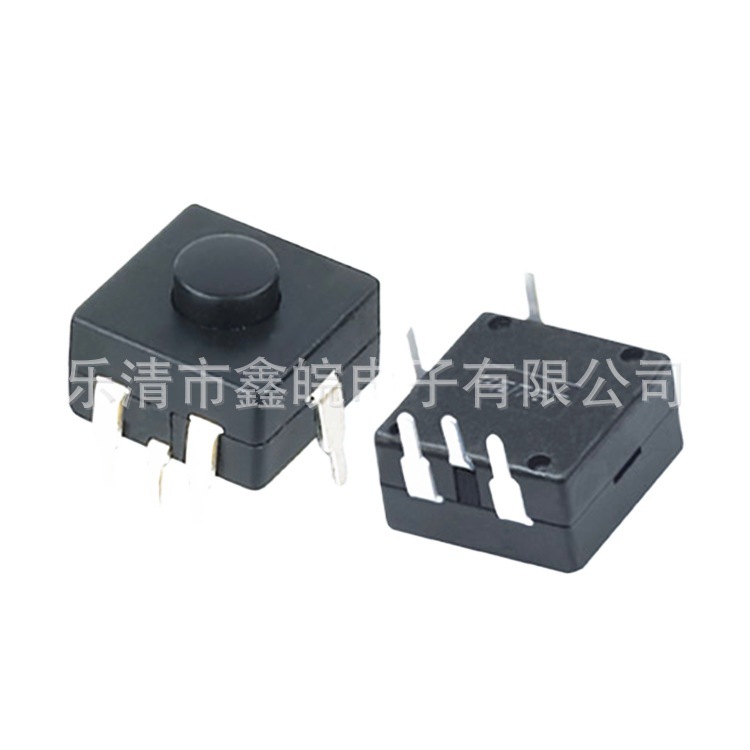 供应12X12按钮开关4脚三开一关 5脚四开一关