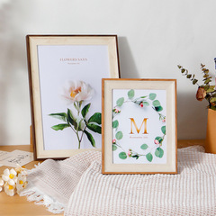 簡約拼色相框擺台批發5678寸10寸A4美式創意照片框架掛牆畫框裝裱