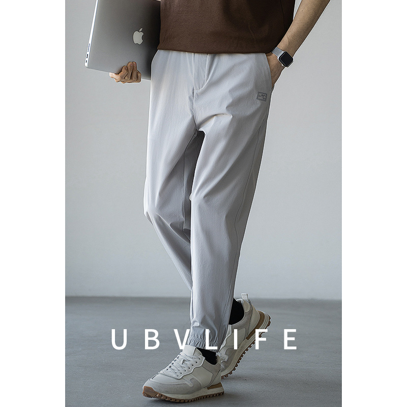 Men's Japanese quick dry summer sports breathable casual trousers