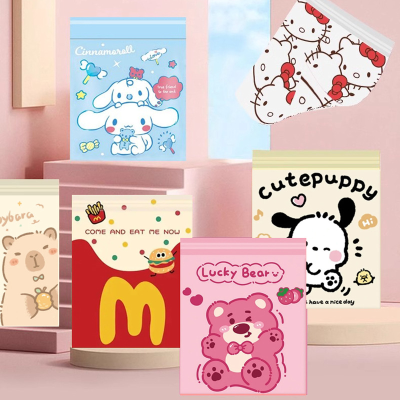 adhesive garbage bag car portable student desk dormitory office cute cartoon pattern desktop storage