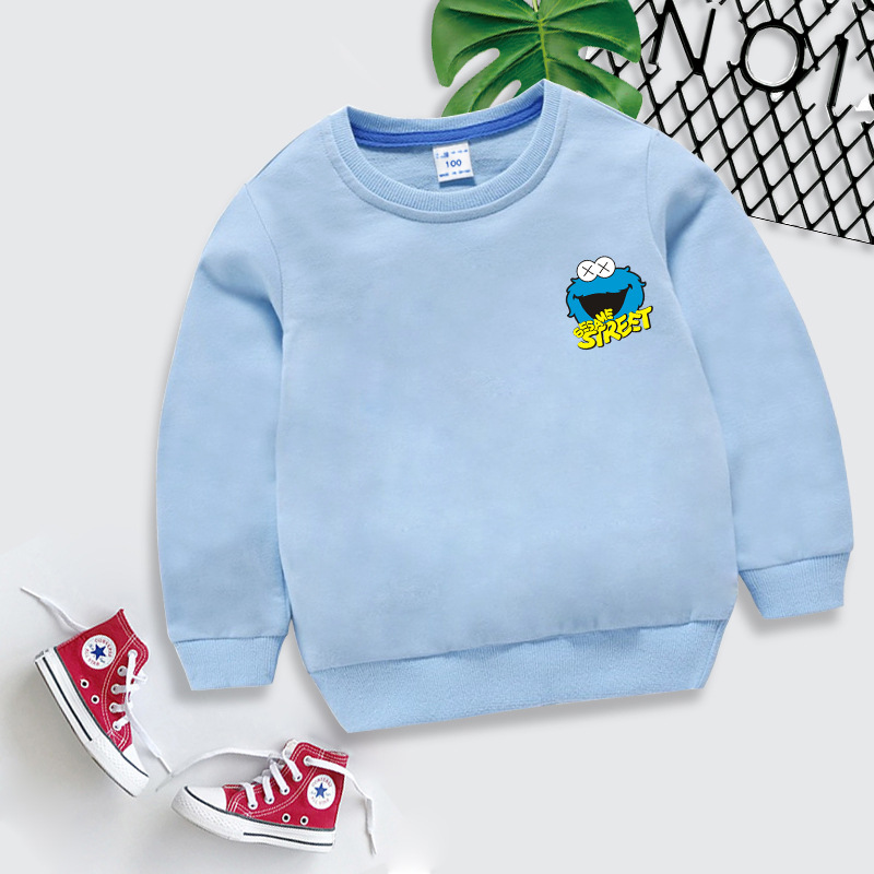 浅兰色芝麻街胸花兰黄