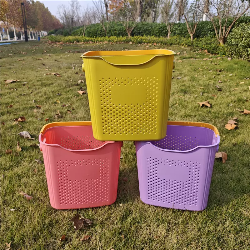 塑料大号手提脏衣篮家用塑料脏衣篓衣服收纳篮玩具杂物收纳筐