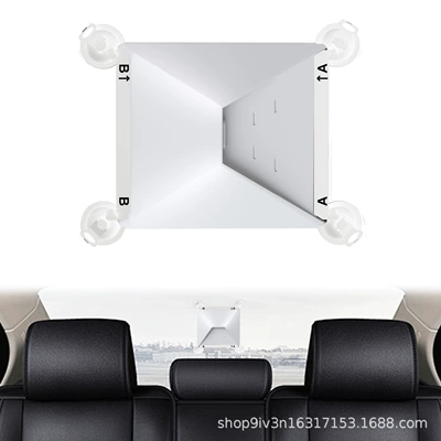 Cross-Border Exclusive Supply of Starling Brackets for In-Car Use, Ab Metal Suction Cup Bracket, Safety Satellite Installation Kit (Roof rack) - ab-car-suction-cup-holder-white