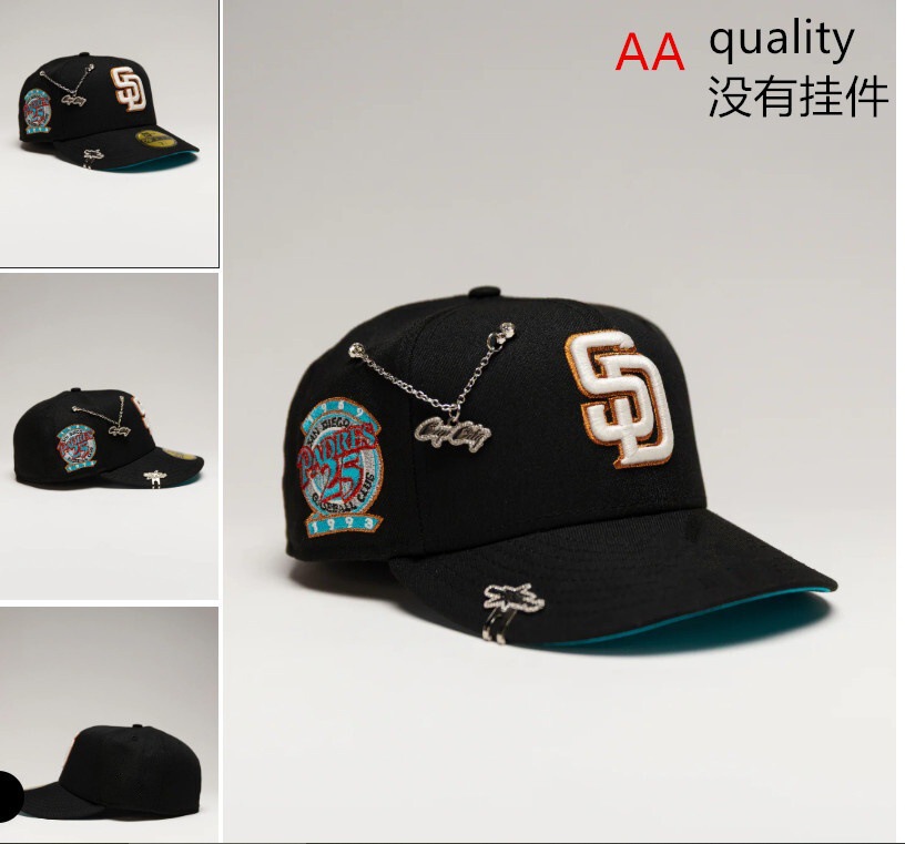 Comercio exterior transfronterizo al por mayor 2026 AA gorra de boca de pato bordado tridimensional ajustable gorra de hip-hop Yankees Dodgers