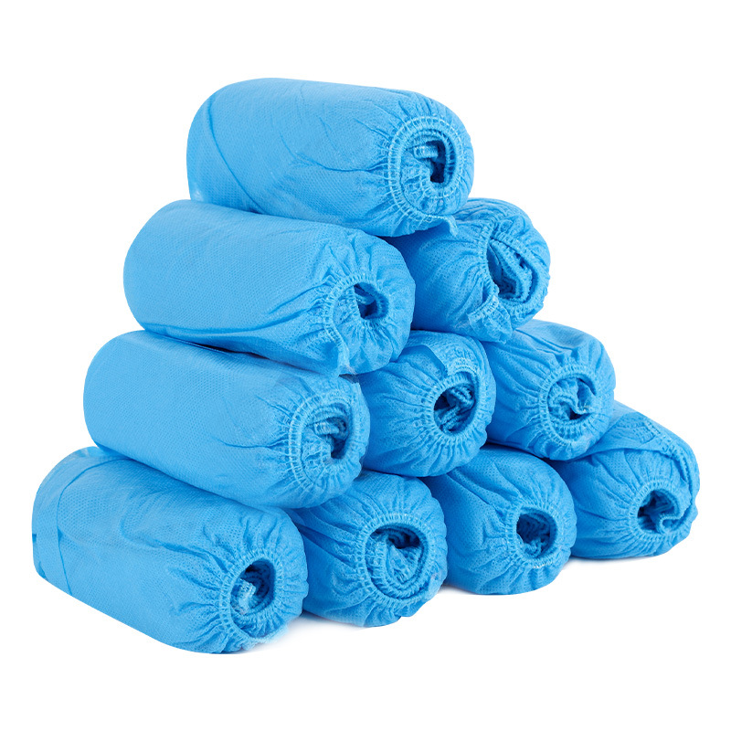 Cubierta de zapatos engrosada desechable, tela no tejida para el hogar resistente al desgaste, antideslizante para interiores para hombres y mujeres, a prueba de polvo y resistente al desgaste, funda para pies de talla grande