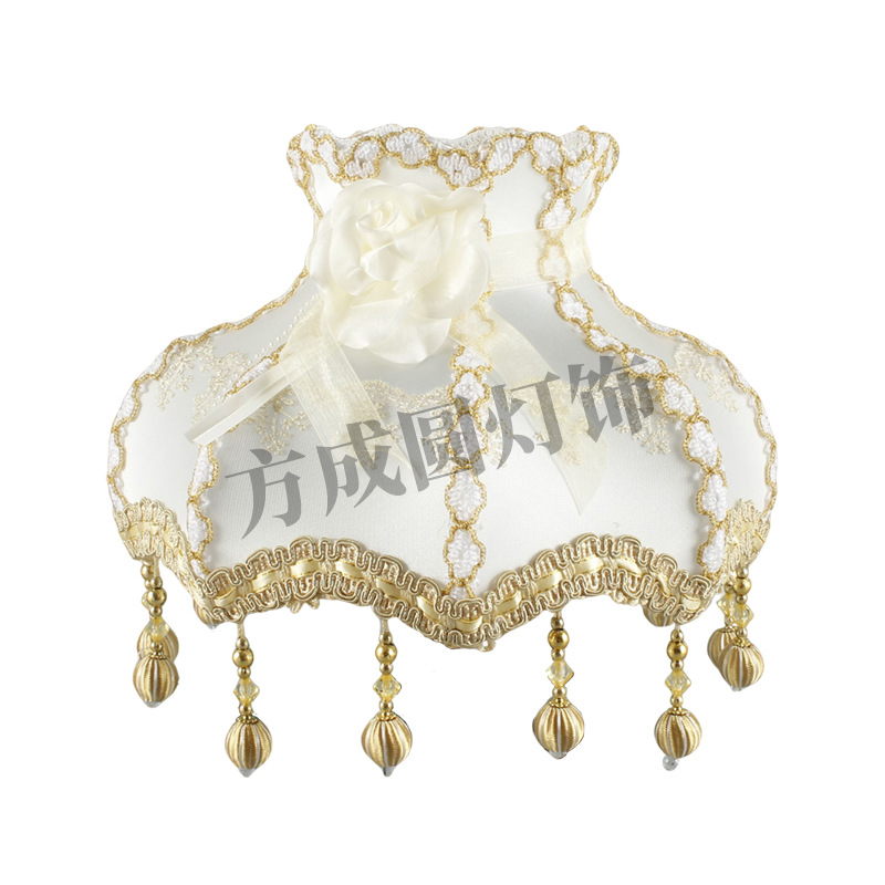 Lámpara de escritorio europea cubierta de lámpara americana accesorios de cubierta de lámpara mayorista sala de estar dormitorio retro cubierta de lámpara de cabezal de cama