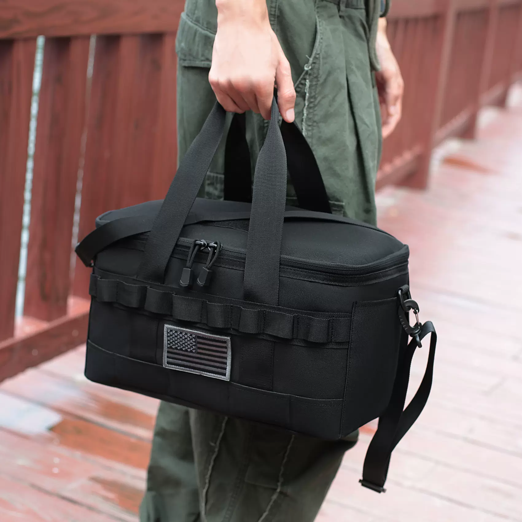 户外露营装备包大容量杂物袋 冰袋 防撞餐厨炉具整理箱旅行收纳包