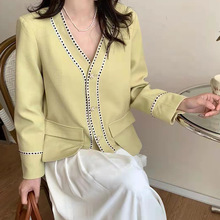 高端名媛小香风短外套女春季2022年新款设计感洋气夹克开衫上衣潮