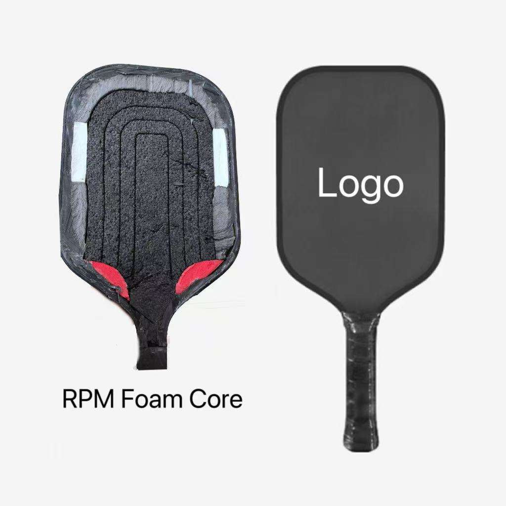 Rpm Q2 Pickleball Racket T700 Carbon Fiber 14mm / 16mm Thickness Coarse Sandblasted Surface