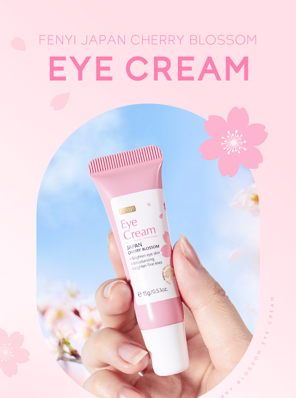 FENYI Cherry Blossom Essence Eye Cream 15g Moisturizes the eye area, hydrates and moisturizes the eyes, and cares for beautiful skin undefined