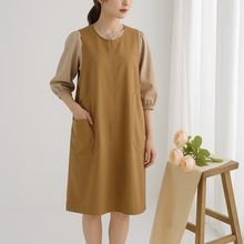 【可定制Logo】高级感复古工作围裙 全棉舒适员工罩衣 餐饮奶茶店