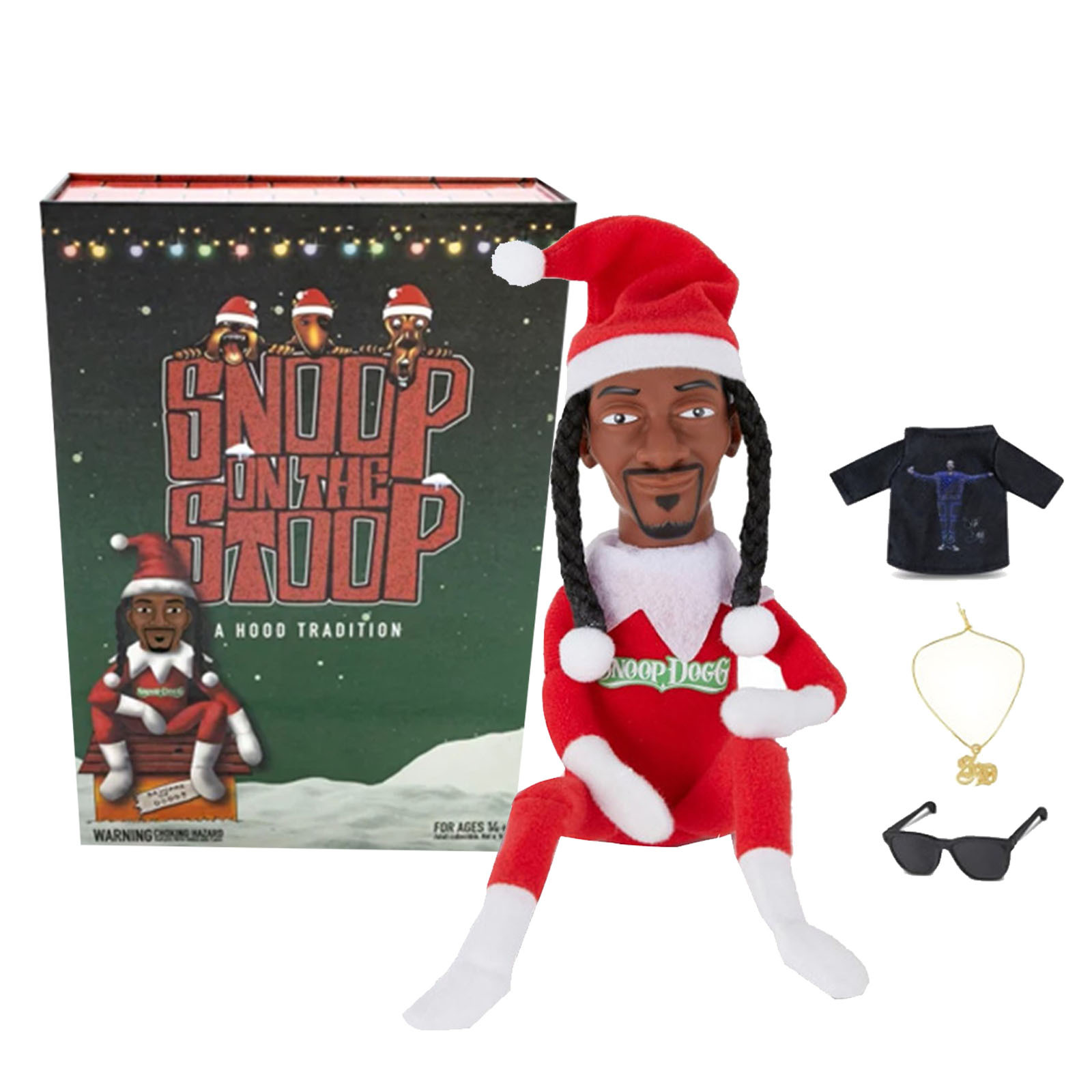 크리스마스 강아지 + 선물 세트 레드 2호