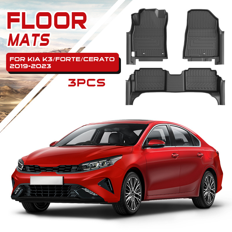 Aplicable Kia Cerato Forte Kia K3 alfombrilla de suelo para coche Tpe Floor Mat alfombrilla impermeable especial