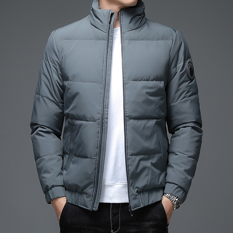 青年男士羽绒外套纯色舒适立领男士保暖羽绒服防风韩版羽绒服外套 采购网 中国领先的b2b电子商务平台 电子商务网站