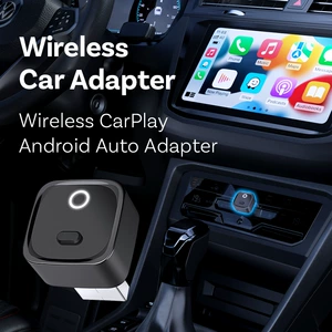 Simsiz Carplay Modulu Simsiz Adapter 2-si 1-də Android Auto Carplay Qoşulma Qutusu