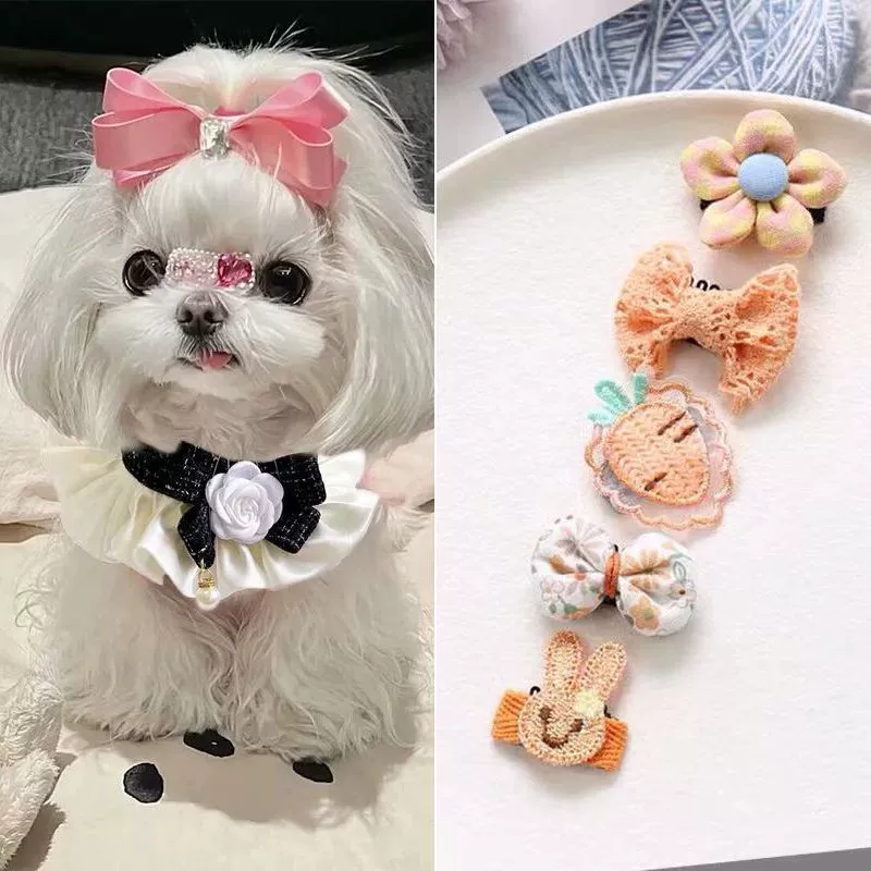 Заколки для волос для домашних животных Собачий маленький клип