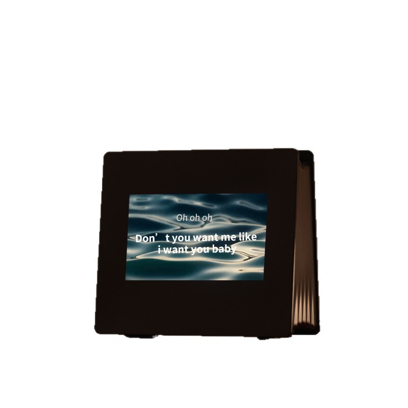 新型浮遊歌詞Bluetoothスピーカー、高音質、デジタルディスプレイ付きデスクトップクロック、Bluetoothスピーカー、工場向け、家庭用|undefined