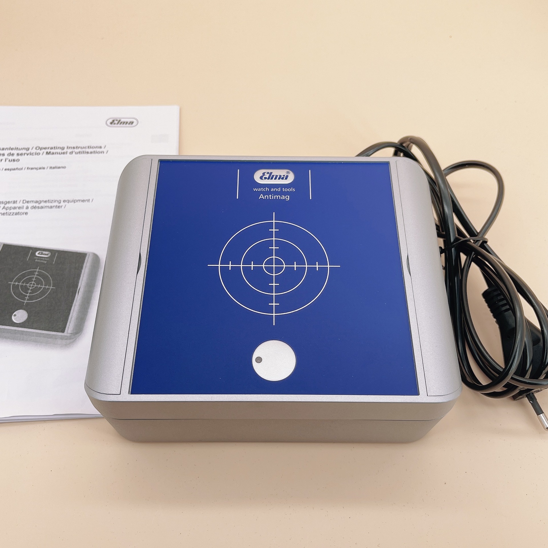 德国原装ELMA2332 手表退磁器 消磁器 磁极交迭 磁场强度递减