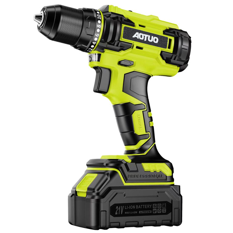 Transfronterizo nuevo taladro de mano multifuncional taladro de pistola inalámbrica de alta potencia taladro de litio recargable doméstico comercio exterior conjunto de herramientas de taladro eléctrico