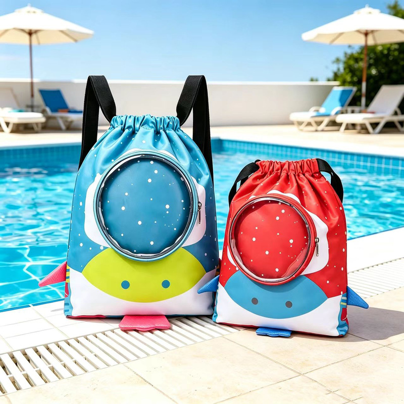 Children's Swimming Bag Dolphin Cartoon Storage Bag Dry and Wet Separation Waterproof Bag Adult Fitness Large Capacity New Swimming Bag Children's Swimming Bag Dolphin Cartoon Storage Bag Dry and Wet Separation Waterproof Bag Adult Fitness Large Capacity New Swimming Bag