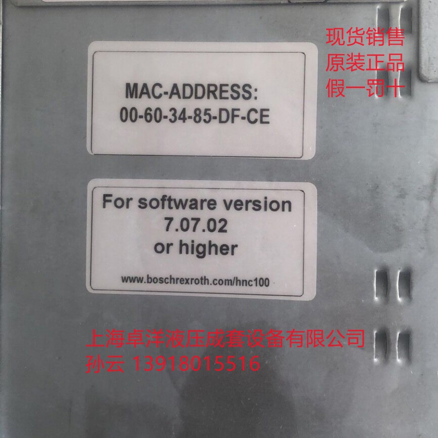 销售REXROTH产品 R901254697  VT-HNC100-4-3X/N-I-00/000