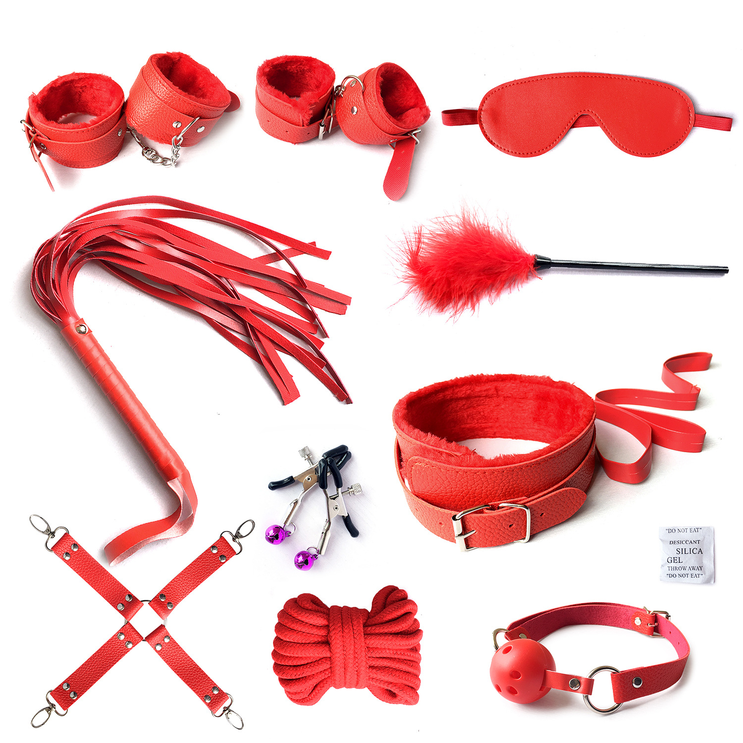 Fun Leather Plush 10 Piece Set Alternative Adult Binding Binding Binding Toys Adult Supplies Straight_voghion.com