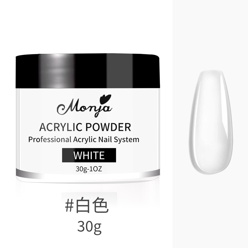 En línea celebridad embotellada uñas desnudas talla en polvo 60g polvo de cristal acrílico puede extender talla 30g en caja al por mayor