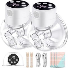 Dual-Side Portable Wearable Electric Breast Pump S12A Hands-Free Breast Pump Low Noise Pain-Free Breast Pump