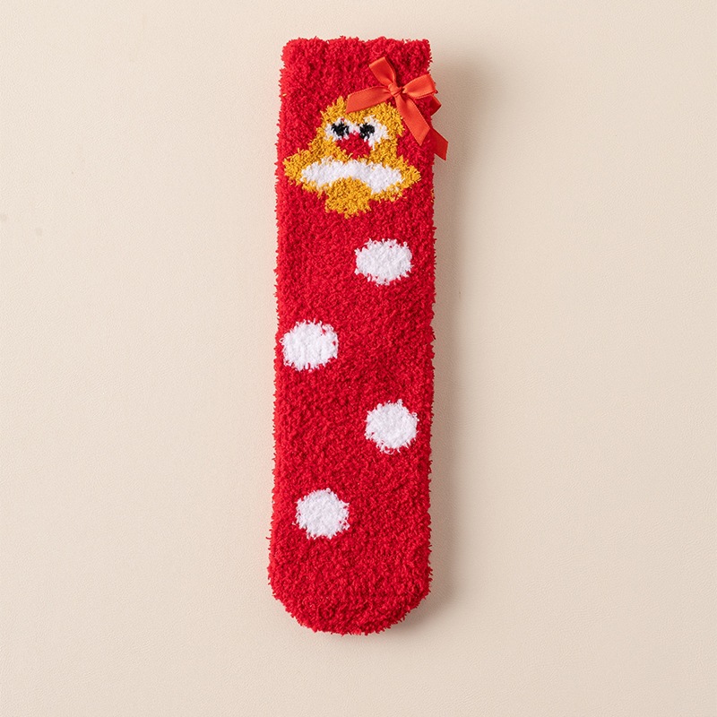 Calcetines de Suelo para Mujer de Terciopelo de Coral Térmicos para Invierno image 6