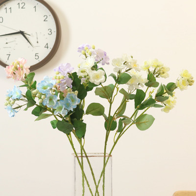 Jasmine Artificial Flower Wedding celebration Home Furnishing decorate table a living room Decoration Hand tied bouquet Artificial Flower Foreign trade Source of goods