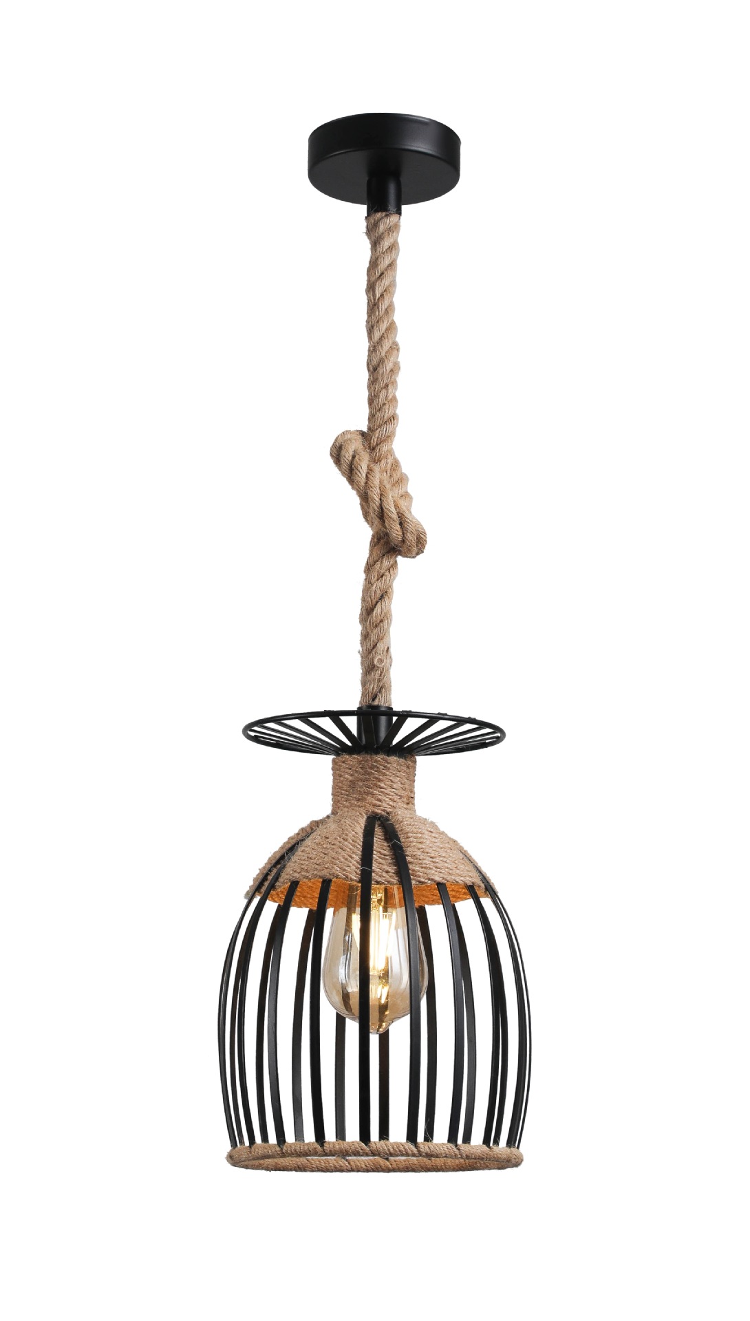 Exclusividad transfronteriza, estilo industrial retro, personalidad, restaurante, cafetería, tienda de té con leche, barra de bar, cuerda de cáñamo, candelabro creativo