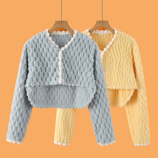 Autumn and Winter shoulder pad waistcoat maternity confinement nursing shoulder protection shawl clothing female sleeping warm cold-proof cervical support thickened