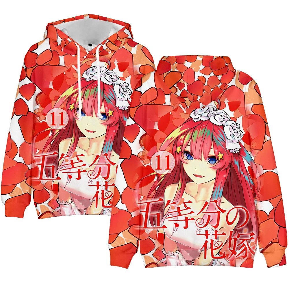 what is a youth hoodie 3D Anime Hoodies Sweatshirts Cute Nakano Miku The Quintessential Quintuplets Men Woman Hooded Casual Boy Girl Kids Clothing what is a youth hoodie