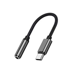 Type-C ヘッドフォン アダプター 3.5 mm オーディオ ケーブル Android 携帯電話で音楽を聴く Type-C デジタル オーディオ アダプター ケーブル
