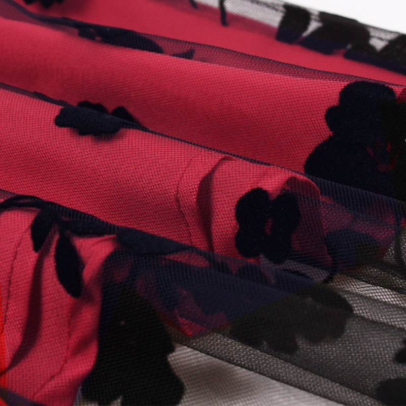 Women's Clothing sling one shoulder neck waist slim lady like medium length swing _mkmklike.com