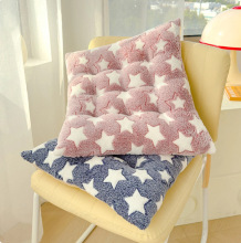 毛绒坐垫家用餐椅座垫加厚保暖办公室学生椅子垫