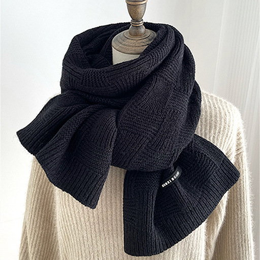 女性用スカーフ、冬用多用途、暖かい、カップル、学生、ネックプロテクター、模造カシミヤニットウール、女の子用スカーフ、男性用高級スカーフ|undefined