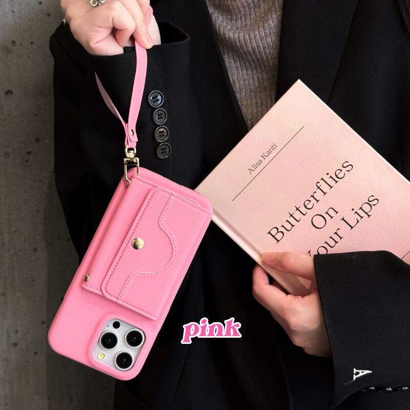 Suitable for Apple 16Pro Protective Case Iphone15 Mirror 13 Satchel Card Bag 12P Leather Fashion Mobile Phone Case Suitable for Apple 16Pro Protective Case Iphone15 Mirror 13 Satchel Card Bag 12P Leather Fashion Mobile Phone Case