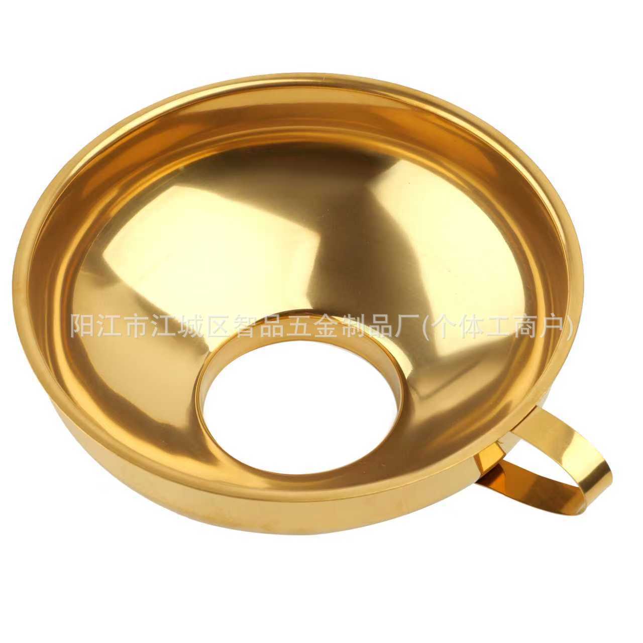 FCM embudos de acero inoxidable amplio embudos de vino embudos de aceite de gran calibre embudos de mermelada embudos de ensalada