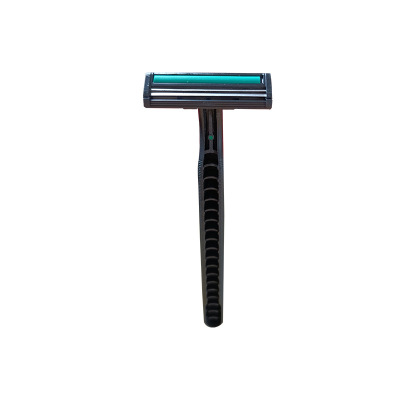 【厂家供应】酒店宾馆一次性剃须刀剃须膏套装双层刀片防滑手柄|ms