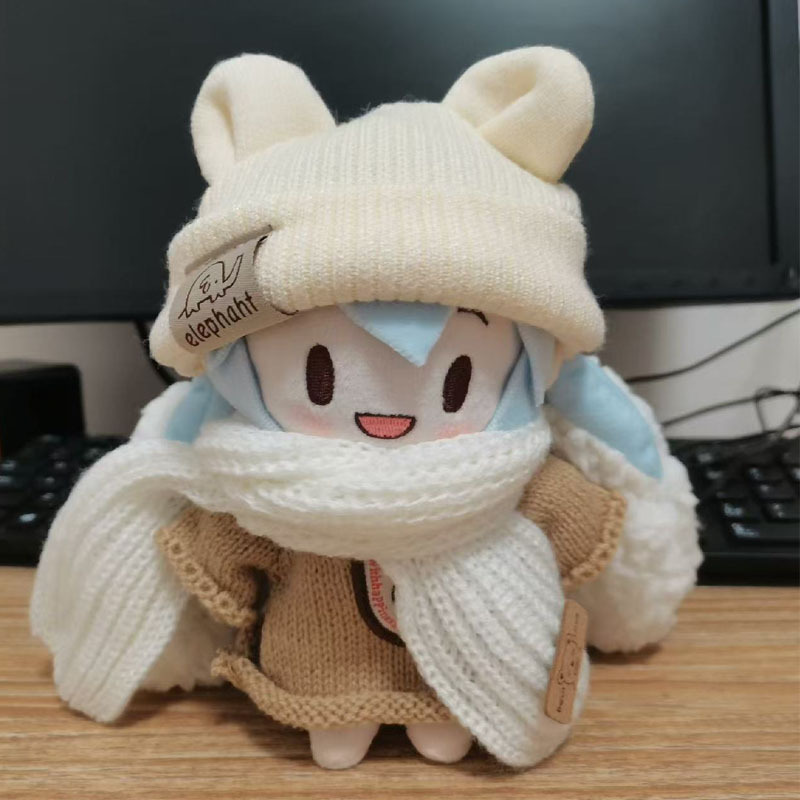 お着替え可15cm雪ミク初音可爱いコットン人形ふふふぬいぐるみお着替え可ぬいぐるみプレゼント朝|undefined