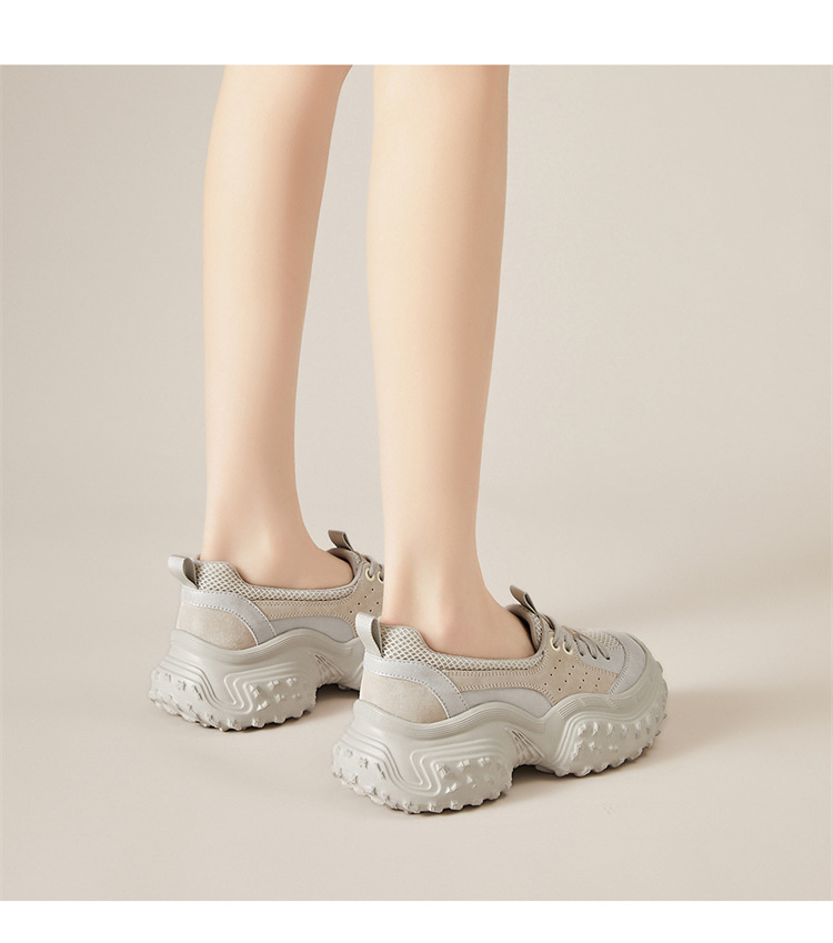 Giày sneaker nữ đế dày lưới thoáng khí phong cách Đức Huấn mùa hè 2025 — Màu xám 3125404004, Hồng 3125404004 chi tiết 8